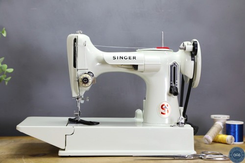 Vintage singer white 221k - vintage, '
