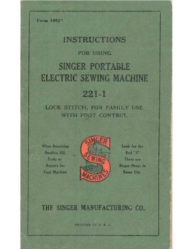 Singer 221 featherweight - singer, 221-1