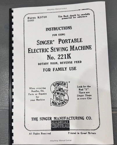 Singer 221k portable - singer,