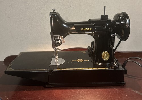 Vintage 1948 singer 221 - vintage, blk